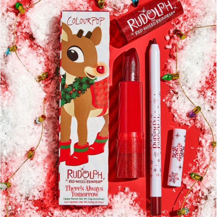 Набор для губ ColourPop x Rudolph the Red-Nosed Reindeer There's Always Tomorrow