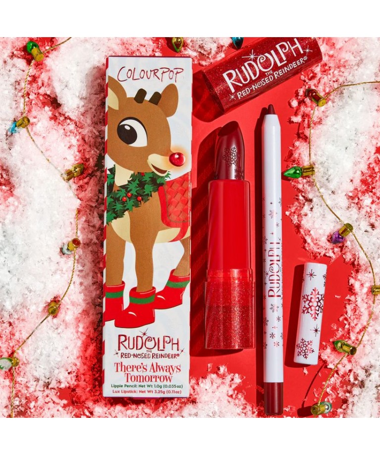 Набор для губ ColourPop x Rudolph the Red-Nosed Reindeer There's Always Tomorrow
