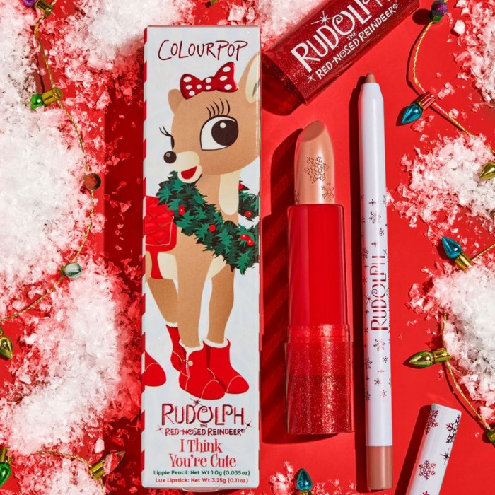 Набор для губ ColourPop x Rudolph the Red-Nosed Reindeer I Think You're Cute