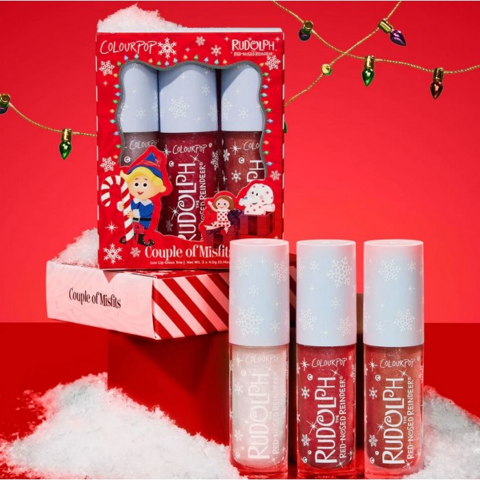 Набор блесков для губ ColourPop x Rudolph the Red-Nosed Reindeer Couple of Misfits