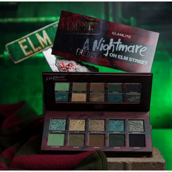 Палетка теней Glamlite x Nightmare on Elm Street "Freddy Krueger"