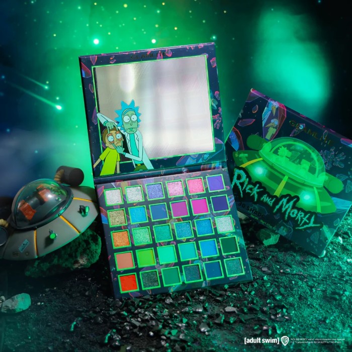 Rick and Morty x Glamlite 30 Shade тени для век